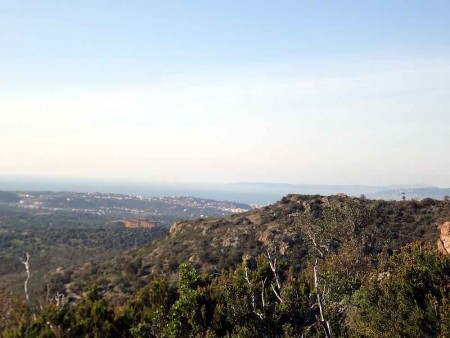 Le Cap Camarat vu de la Colle douce
